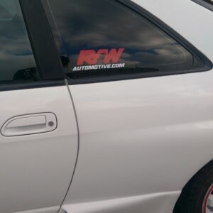 RAW Window Sticker