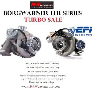 BorgWarner EFR Series turbo sale now on!